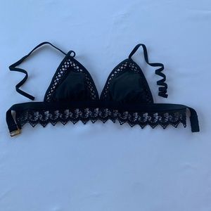 Black Bikini Top- Swimsuit Top- Size XS